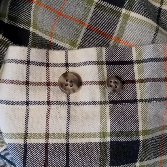 Orvis Signature Collection Size Large Cotton/Wool Blend Black/Tan Plaid - Picture 9 of 9